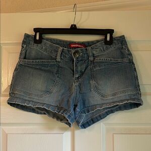 UNIONBAY Blue Jean Shorts Distressed Cut-Off Style